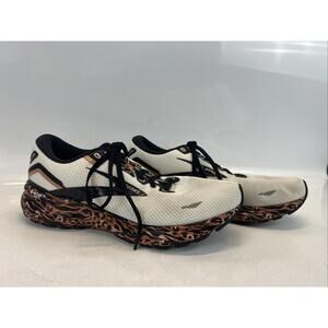 Brooks Ghost 15 Womens Size 11 White Tiger Running Sneaker Shoes 1203801B103